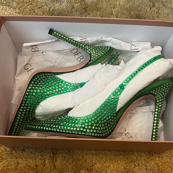 Gedebe Stella Green Heels - Picture 3 of 4